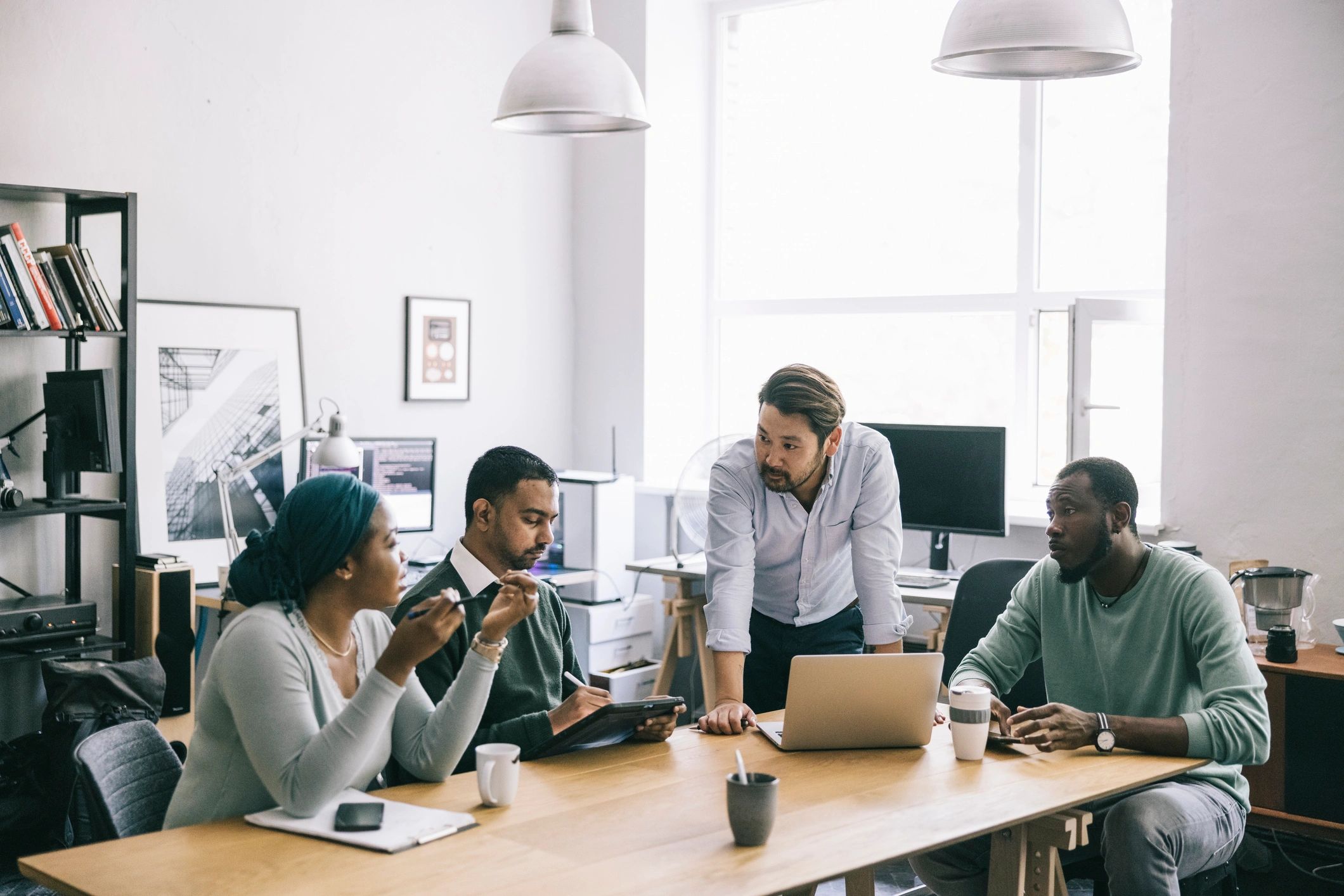 Team meeting to coordinate response and next steps